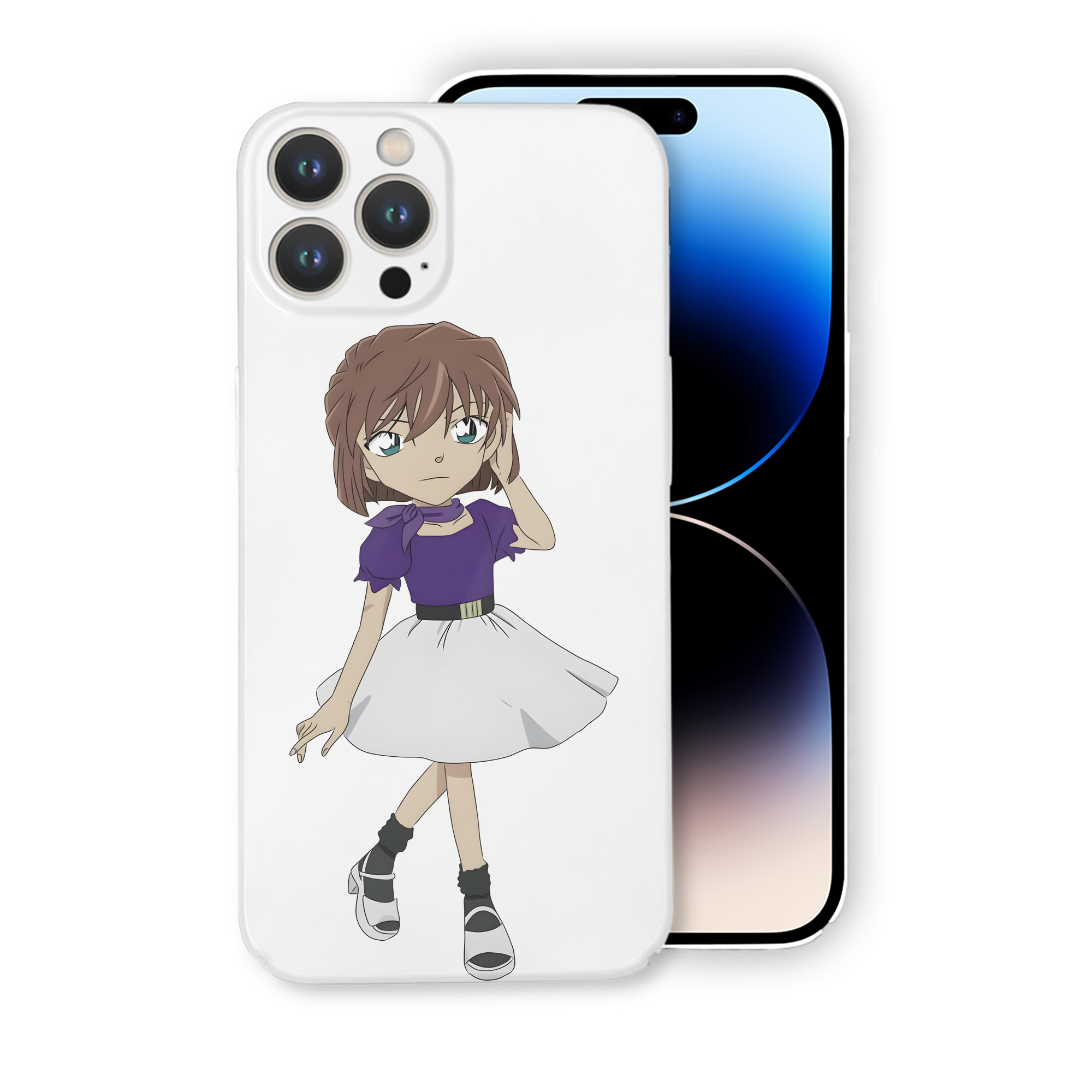 （画像用） 名探偵コナン 灰原 哀 はいばら あい Detective Conan Anita Hailey、Vi Graythorn Haibara Ai 【iPhone 14シリーズ対応】ハードケース